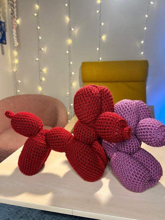 Balloon Art Crochet Dog