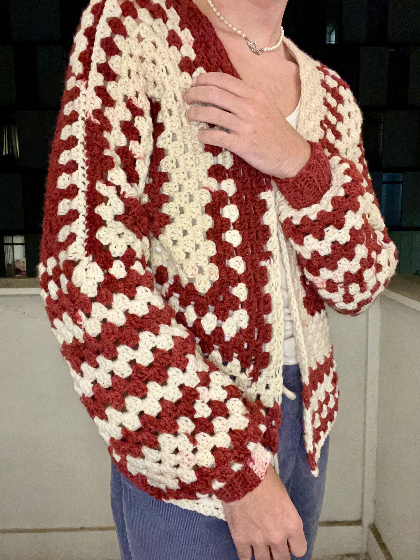 Christmas Candy Cane Cardigan