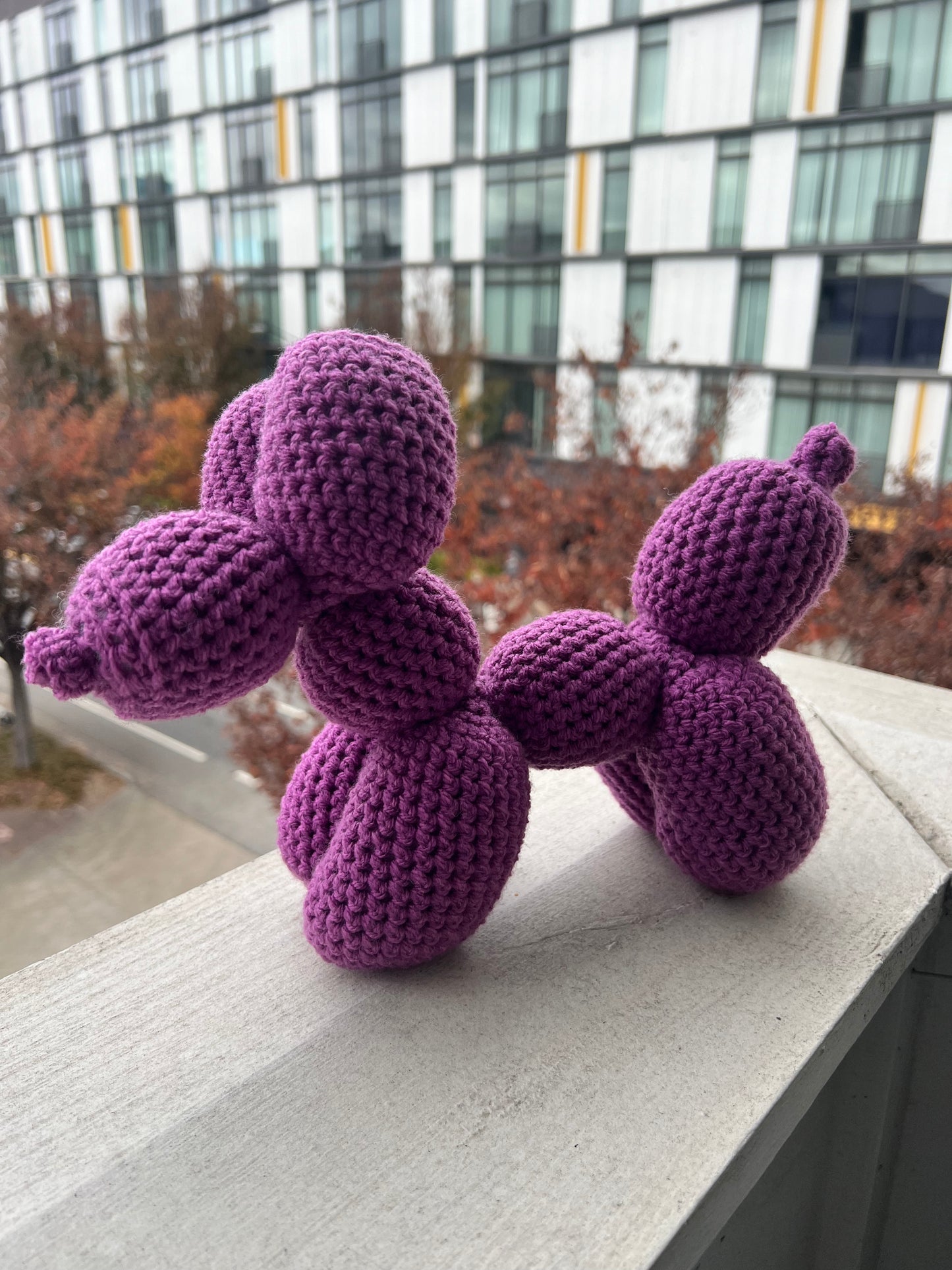 Balloon Art Crochet Dog